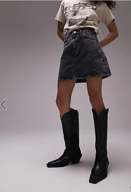 Closed Dresses & Skirts - CLOSED Ibbie Dark Gray Denim Skirt- 28 MSRP $250